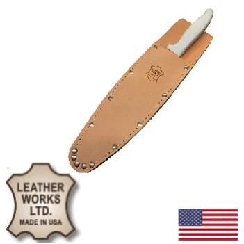 US Made Top Grain Leather Sheath for 8" Insulators Knives / 10" Scissors (H21) - Image 2