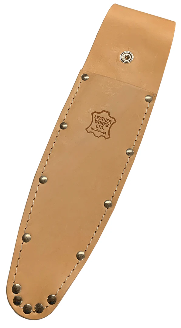 US Made Top Grain Leather Sheath for 8" Insulators Knives / 10" Scissors (H21) - Image 4