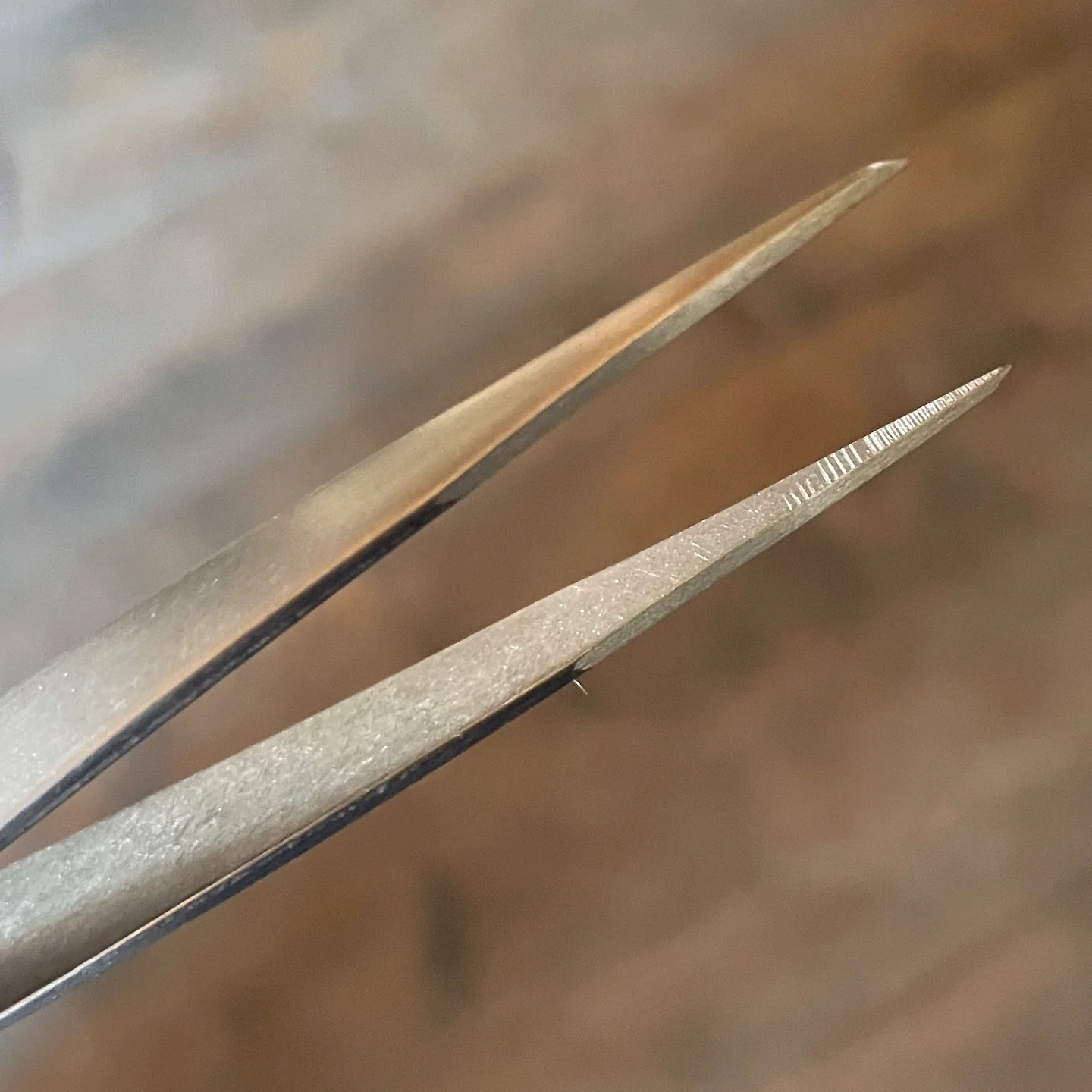 US Made Yankee Stainless Serrated Tip Tweezers (TW-SS) - Image 3