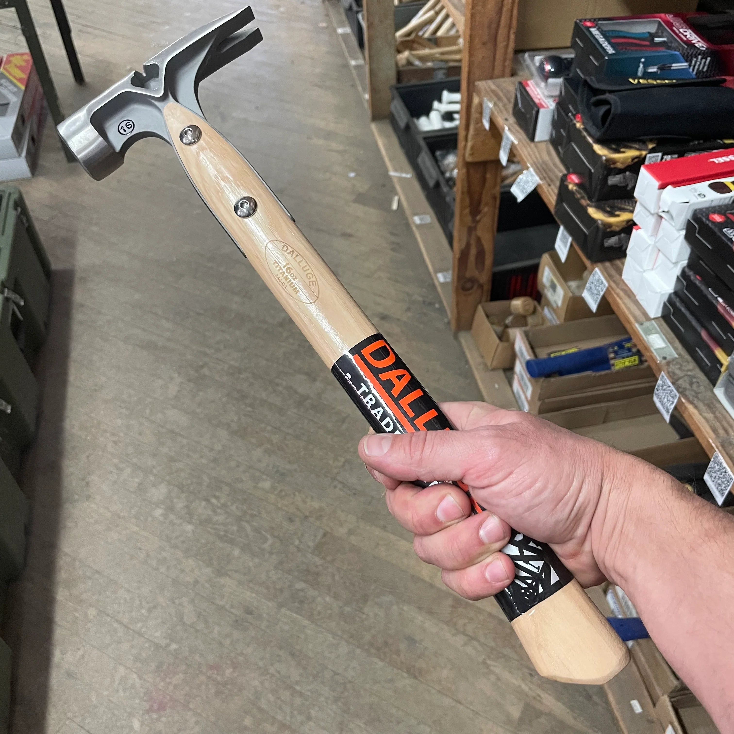 Vaughan 16oz Dalluge Titanium Hammer Smooth Faced (VN07182) - Image 4