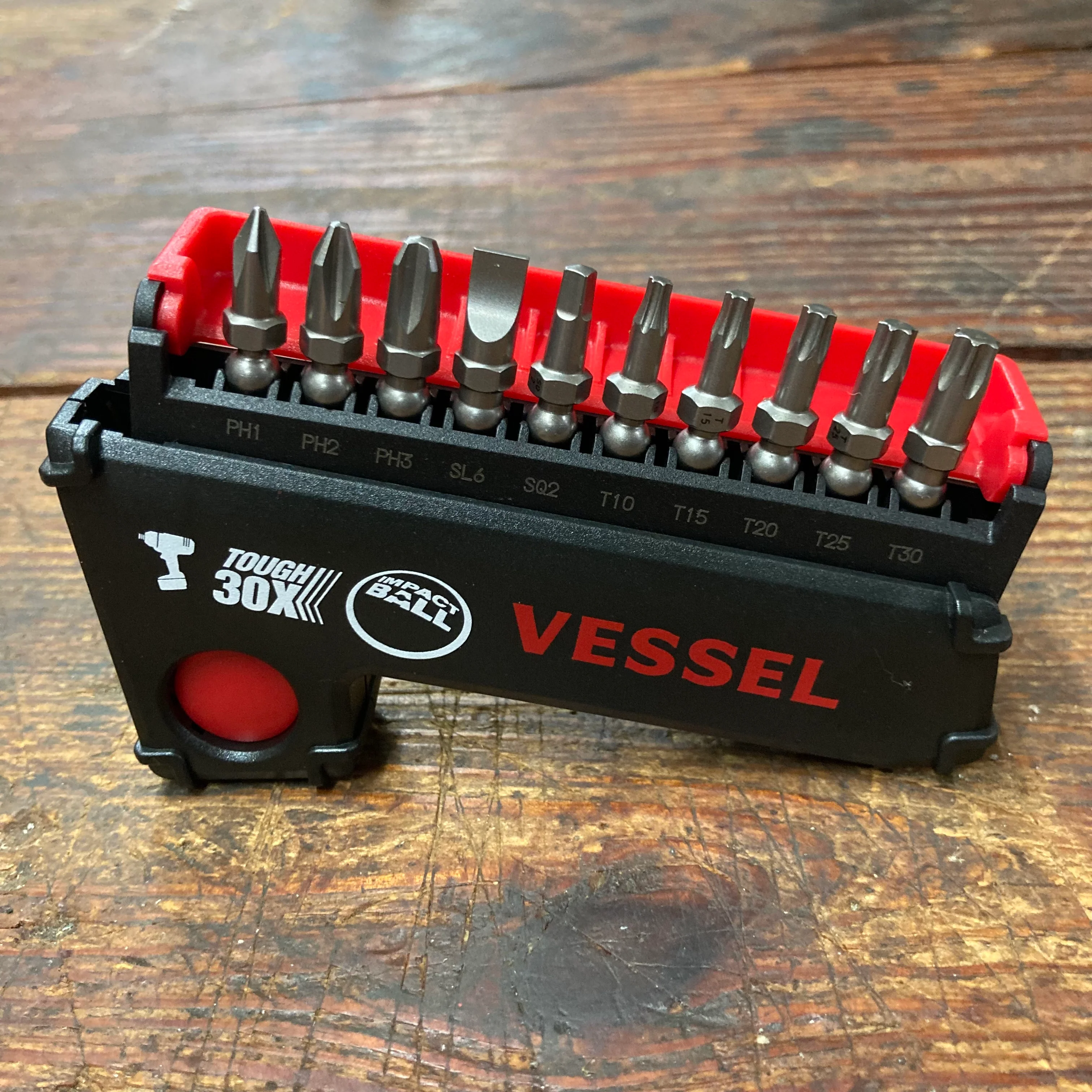 Vessel 11-PC Impact Ball Torsion Bit Set w/ Pop-Up Case (IB11P02U) - Image 3