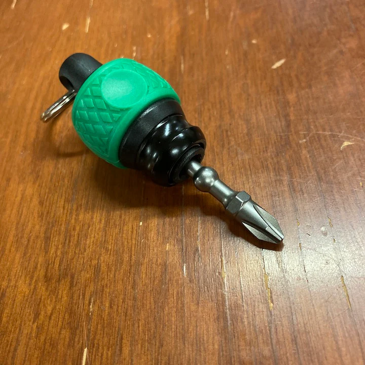 Vessel Tool Ball Grip Carrying Bit Holder Purple (QB22VU) - Image 2