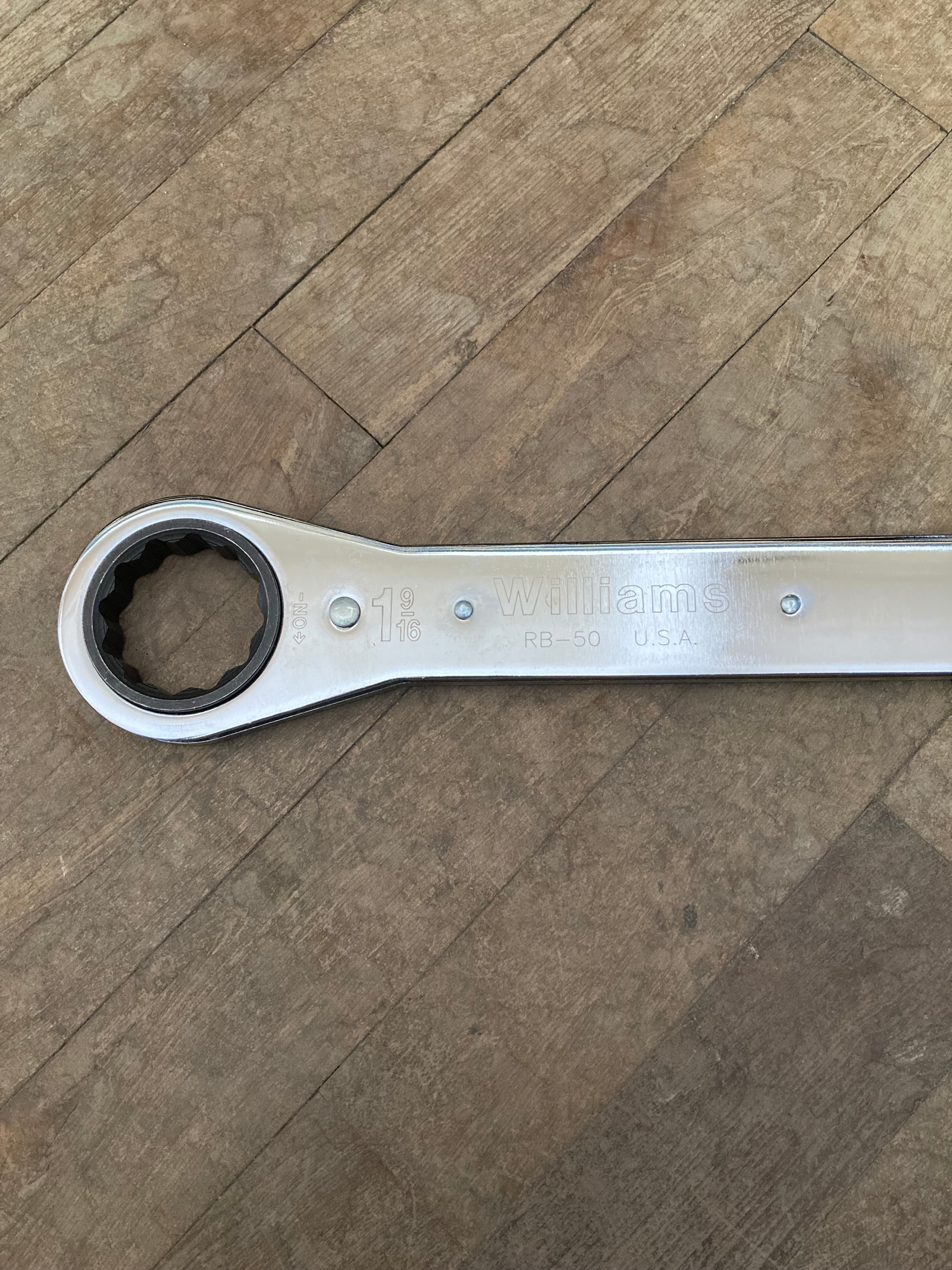 Williams Ratchet Box Wrench 1-9/16" (RB-50) - Image 3